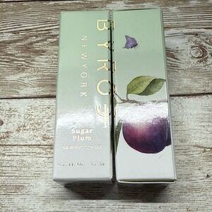 BYROE Sugar Plum Shimmer Lip Oil 0.12 oz Vegan Glossy Lilac Sparkle NEW